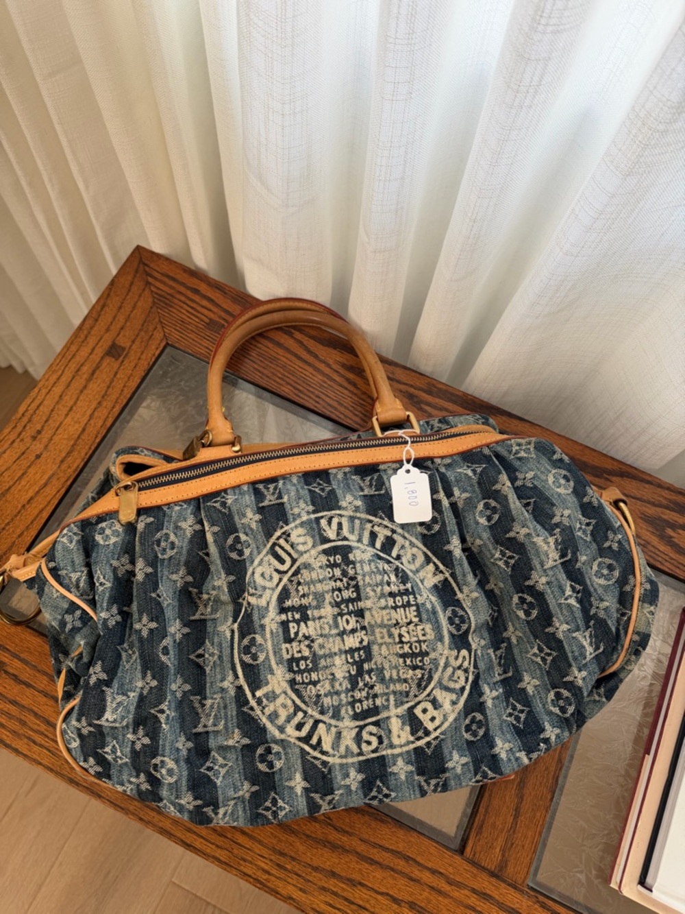 Louis Vuitton Monogram Denim Raye GM